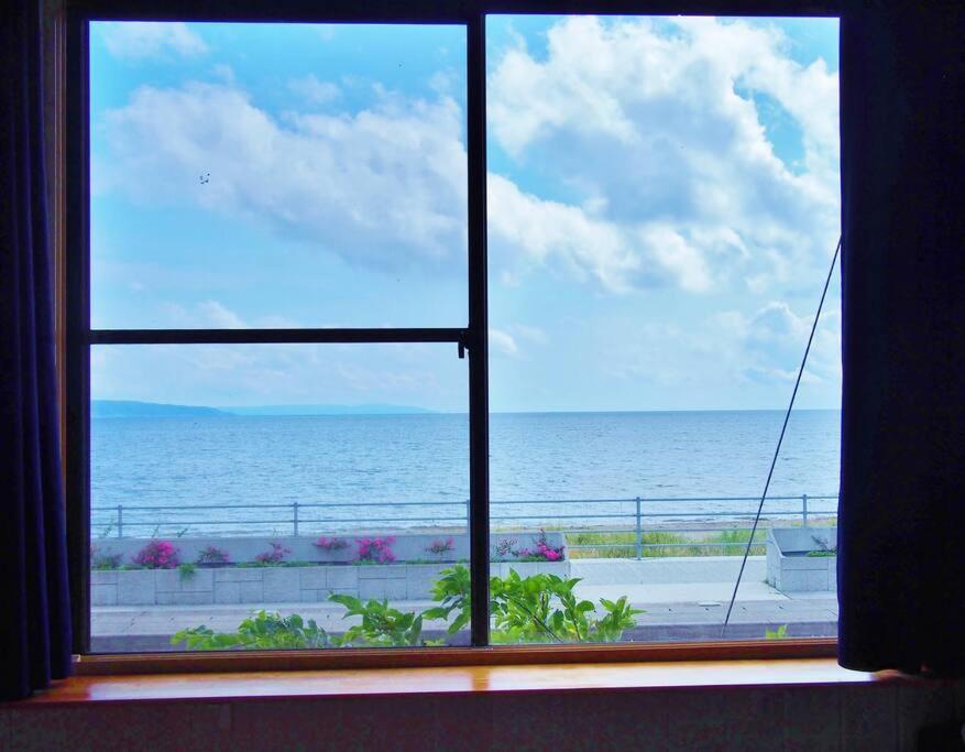 佐渡 ビーチまで0分 1客のみ オーシャンビュー Beach Side House ウッドデッキ Sado Exteriör bild